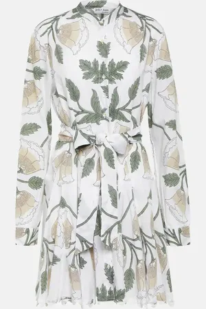 Juliet Dunn Floral cotton minidress