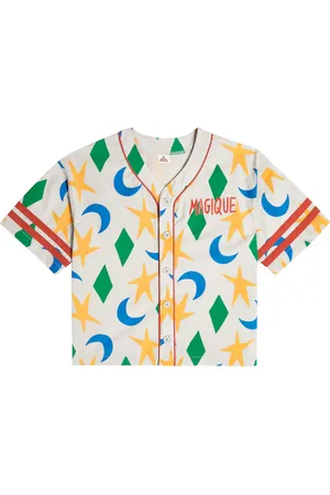 Jelly Mallow Magique cotton-blend bowling shirt