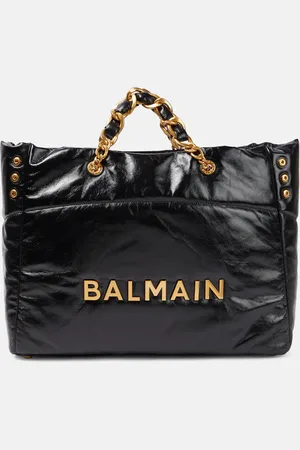 Balmain 1945 padded leather tote bag