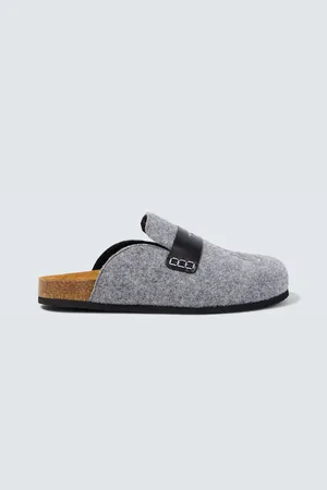 J.W.Anderson Leather-trimmed slippers
