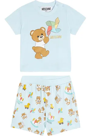 Moschino Baby printed jersey T-shirt and shorts set