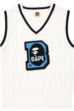 BAPE Ape Head cotton-blend sweater vest