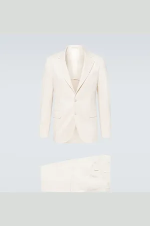 Brunello Cucinelli Cotton and cashmere-blend suit