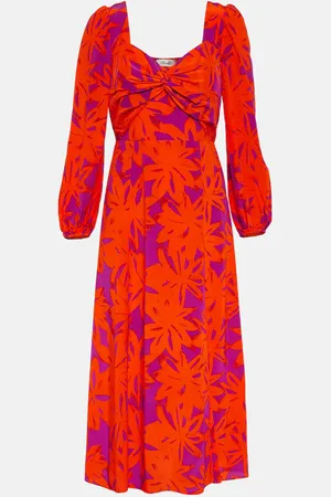 Diane von Furstenberg Evie floral midi dress