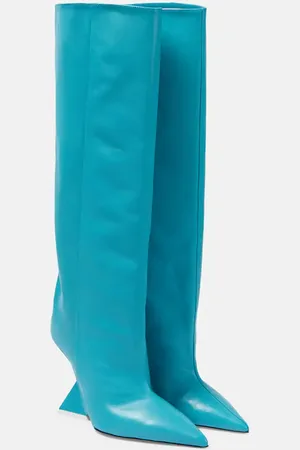 The Attico Cheope leather knee-high boots