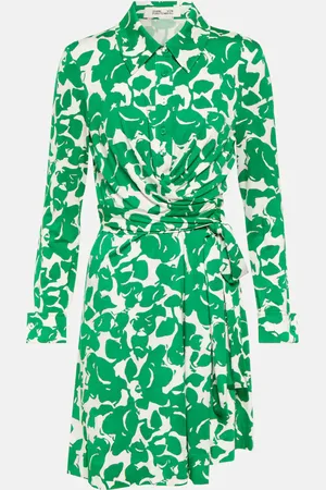 Diane von Furstenberg Didi floral wrap minidress