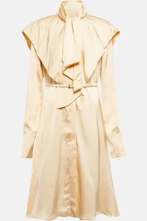 Jil Sander Satin shirt dress