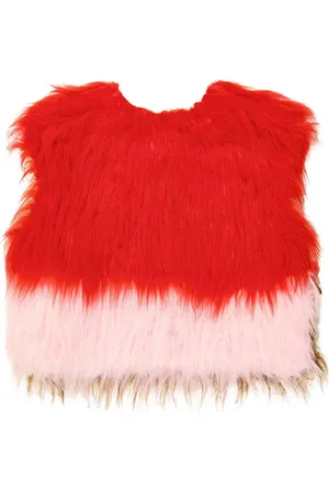 The Animals Observatory Shrew faux fur vest