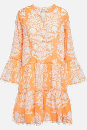 Juliet Dunn Printed cotton minidress