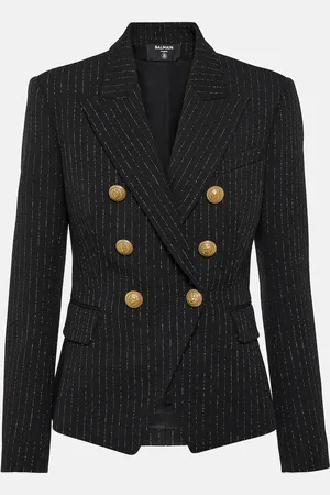 Balmain Chalkstripe wool blazer