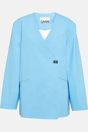 Ganni Cotton blazer