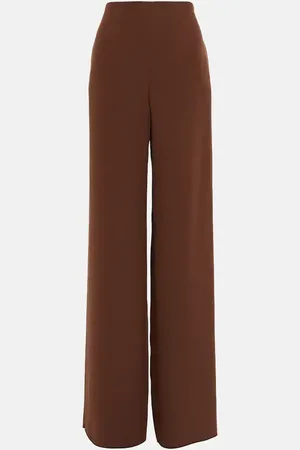 VALENTINO Wide-leg silk pants