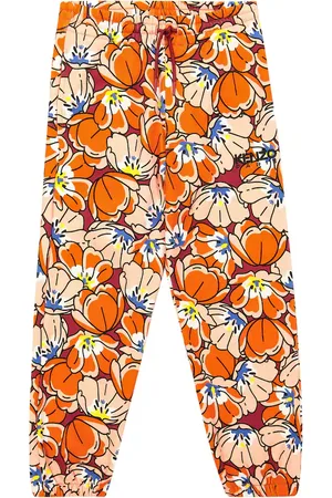 Kenzo Floral cotton jersey sweatpants