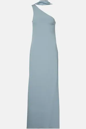 ‎Taller Marmo‎ Caroline one-shoulder crÃªpe cady gown