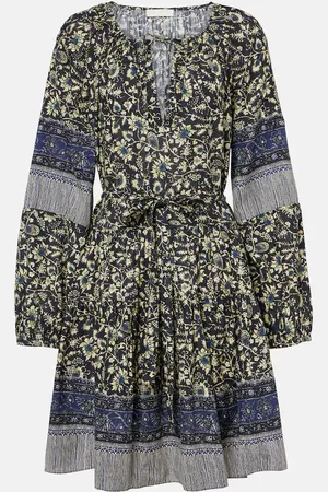 ULLA JOHNSON Abri floral printed cotton minidress