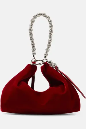 Jimmy Choo Callie velvet clutch