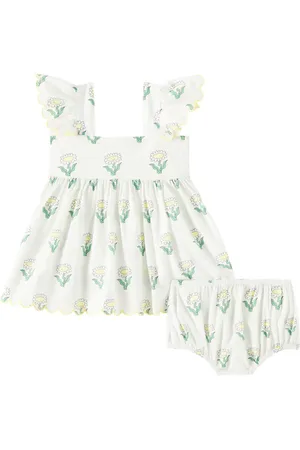 Stella McCartney Baby printed cotton dress and bloomers set