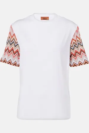 Missoni Embroidered cotton T-shirt