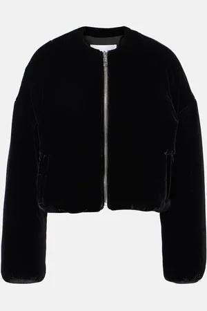 Alaïa AlaÃ¯a Velvet bomber jacket