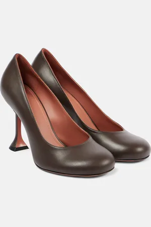 Amina Muaddi Iris 95 leather pumps