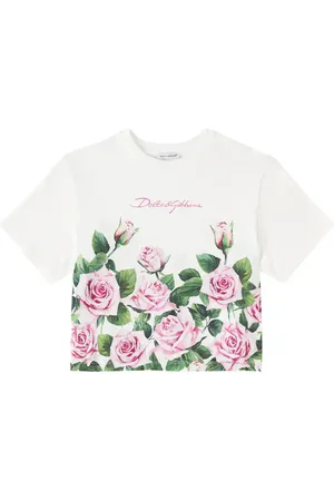 Dolce & Gabbana Floral cotton T-shirt