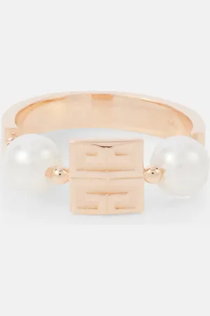 Givenchy 4G faux pearl ring