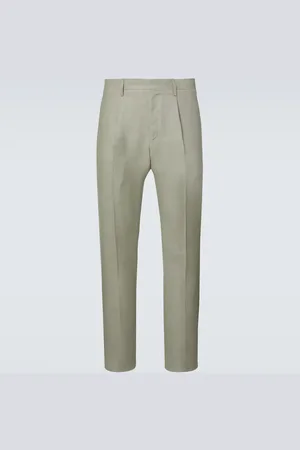LARDINI Linen chinos