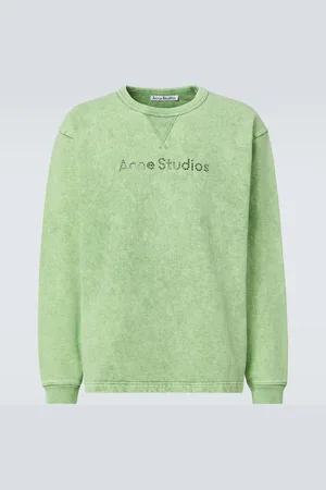 Acne Studios Logo cotton jersey sweatshirt