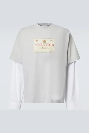 Acne Studios Logo printed cotton jersey T-shirt