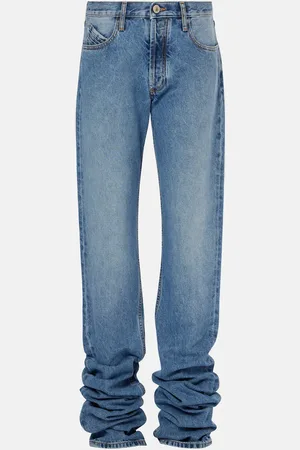 The Attico Mid-rise straight jeans