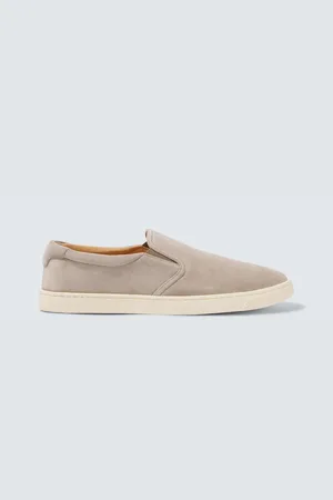 Brunello Cucinelli Suede slip-on sneakers