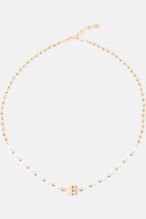 Givenchy 4G faux pearl necklace