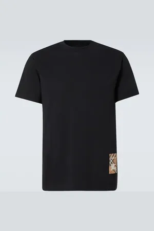 Burberry Check cotton T-shirt