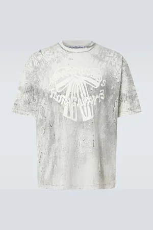 Acne Studios Logo printed cotton jersey T-shirt