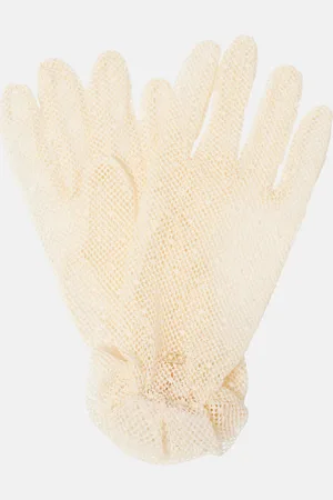 VALENTINO VLogo Signature tulle gloves