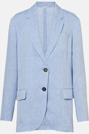 Brunello Cucinelli Linen-blend blazer