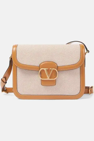 VALENTINO GARAVANI 9TO5 VLogo canvas shoulder bag