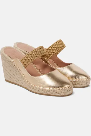 MALONE SOULIERS Siena 70 leather espadrille wedges