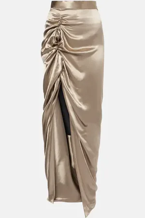 Vivienne Westwood Panther asymmetric maxi skirt