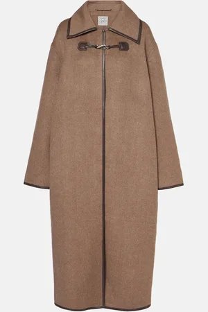 Totême Double clasp wool coat