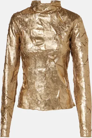 Ganni Metallic top