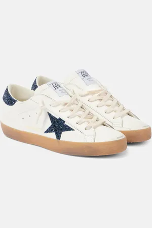 Golden Goose Super-Star glitter leather sneakers