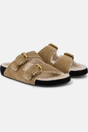 Isabel Marant Lennyo suede slides