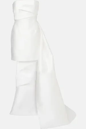 Solace Bridal Meyer tail twill minidress