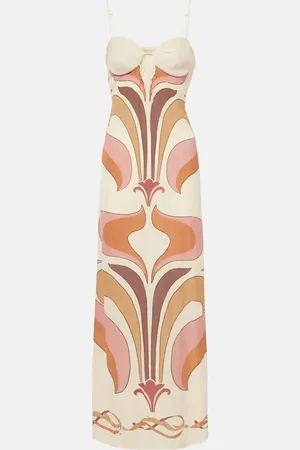 Adriana Degreas Printed bustier dress