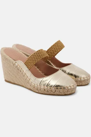 MALONE SOULIERS Siena 70 leather espadrille wedges