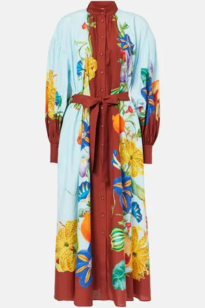 ALÉMAIS AlÃ©mais Dahlia cotton and silk shirt dress