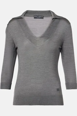 Dolce & Gabbana Silk polo sweater