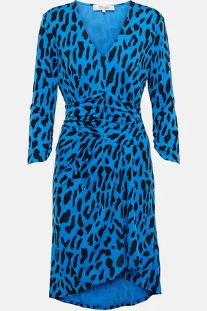 Diane von Furstenberg David leopard-print minidress