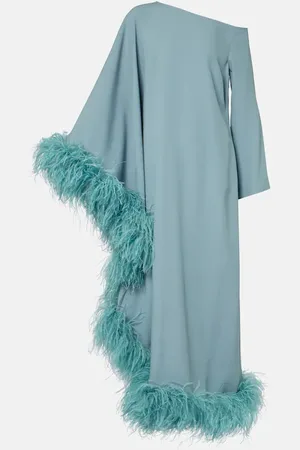 ‎Taller Marmo‎ Ubud Extravaganza feather-trimmed gown